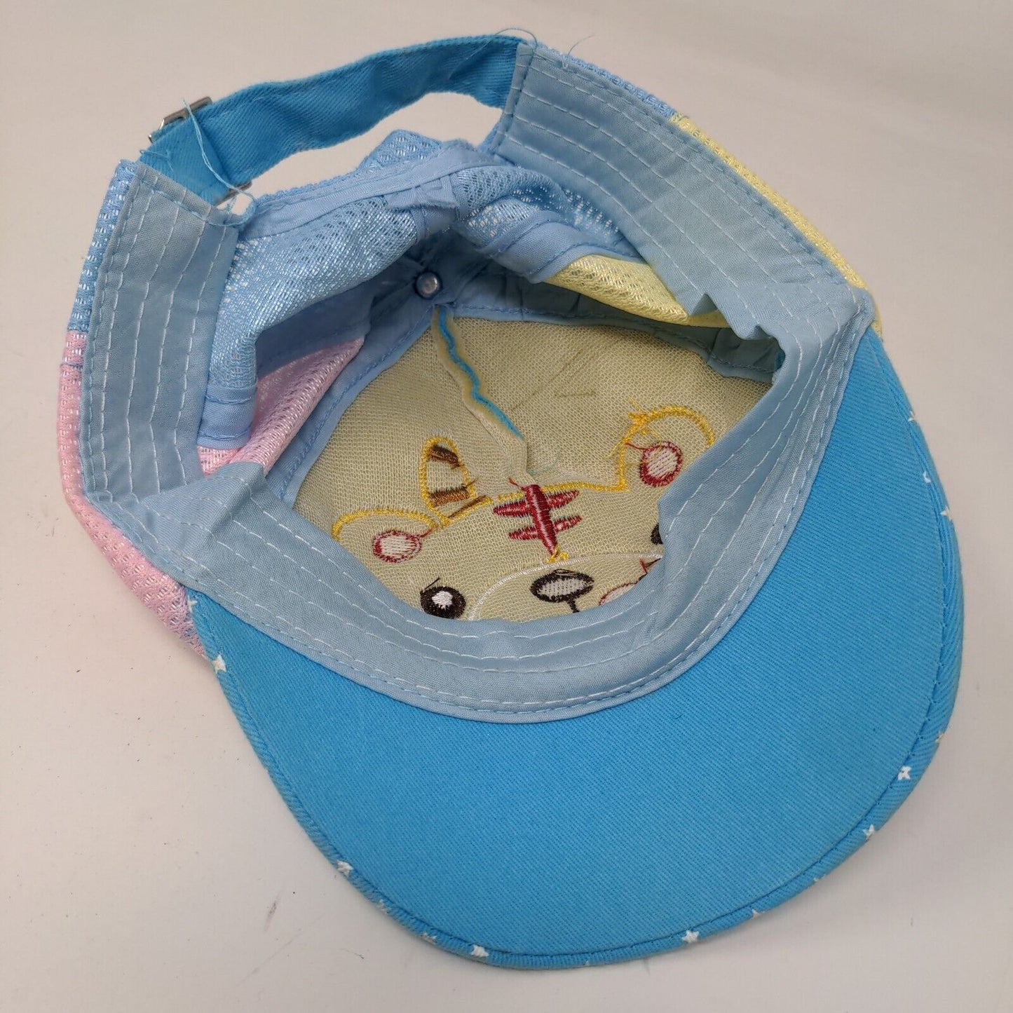 Unbranded Baby Hat Slideback Multicolor Stars Embroidered Lion