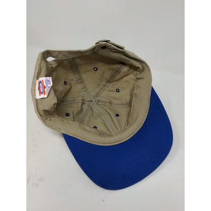 Nissin PPG Auto Glass Cap Slideback Hat Tan & Blue Adjustable