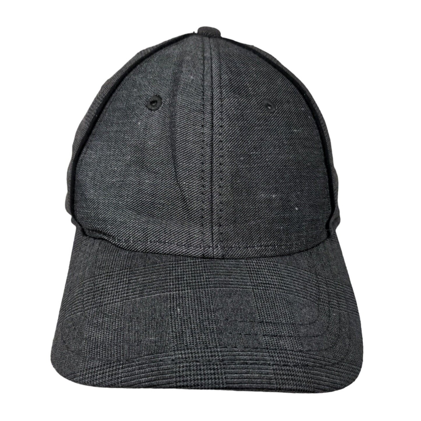 Gentsco Men's Fitted Hat Gray Size L/XL 100% Cotton Embroidered