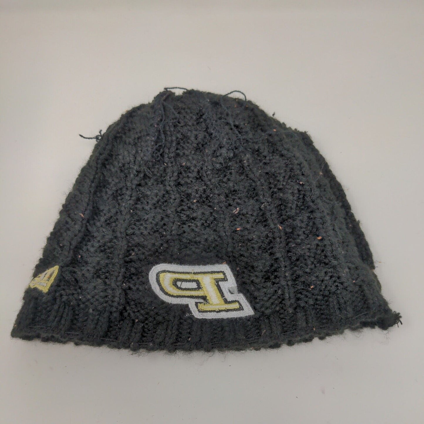 NCAA Purdue Black NEW ERA CAP HAT KNIT SKULL BEANIE WOMENS CABLE