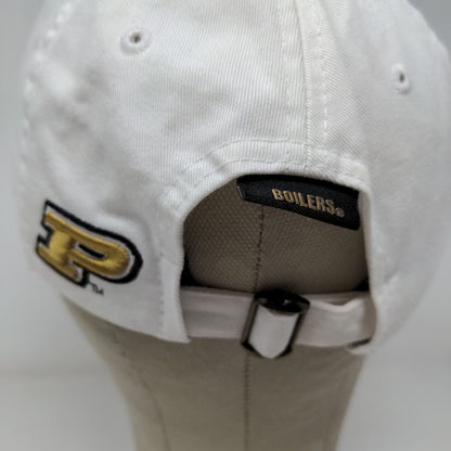 Drew Pearson Purdue Boilermakers Slideback Hat White OSFA Embroidered Logo