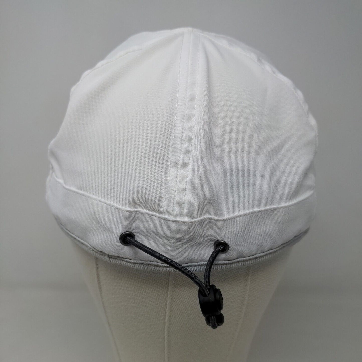 Coolibar UPF 50+ Men's Lenny Sport Cap White Size S/M Drawstring 100% Polyester
