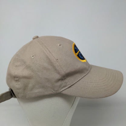 Port & Company Men's Slideback Hat Tan Adjustable NECA Headmaster Embroidered