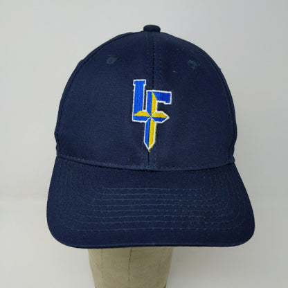 Little Flower Catholic School Hat Blue Yellow Logo Youth Strapback