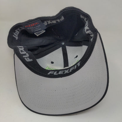 Flexfit Men's Reach Mobi Fitted Hat Black Size S-M Embroidered Logo