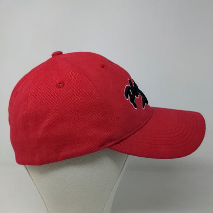 Phys Sci Men's Fitted Hat Red Size OSFA Embroidered Logo Cotton Blend