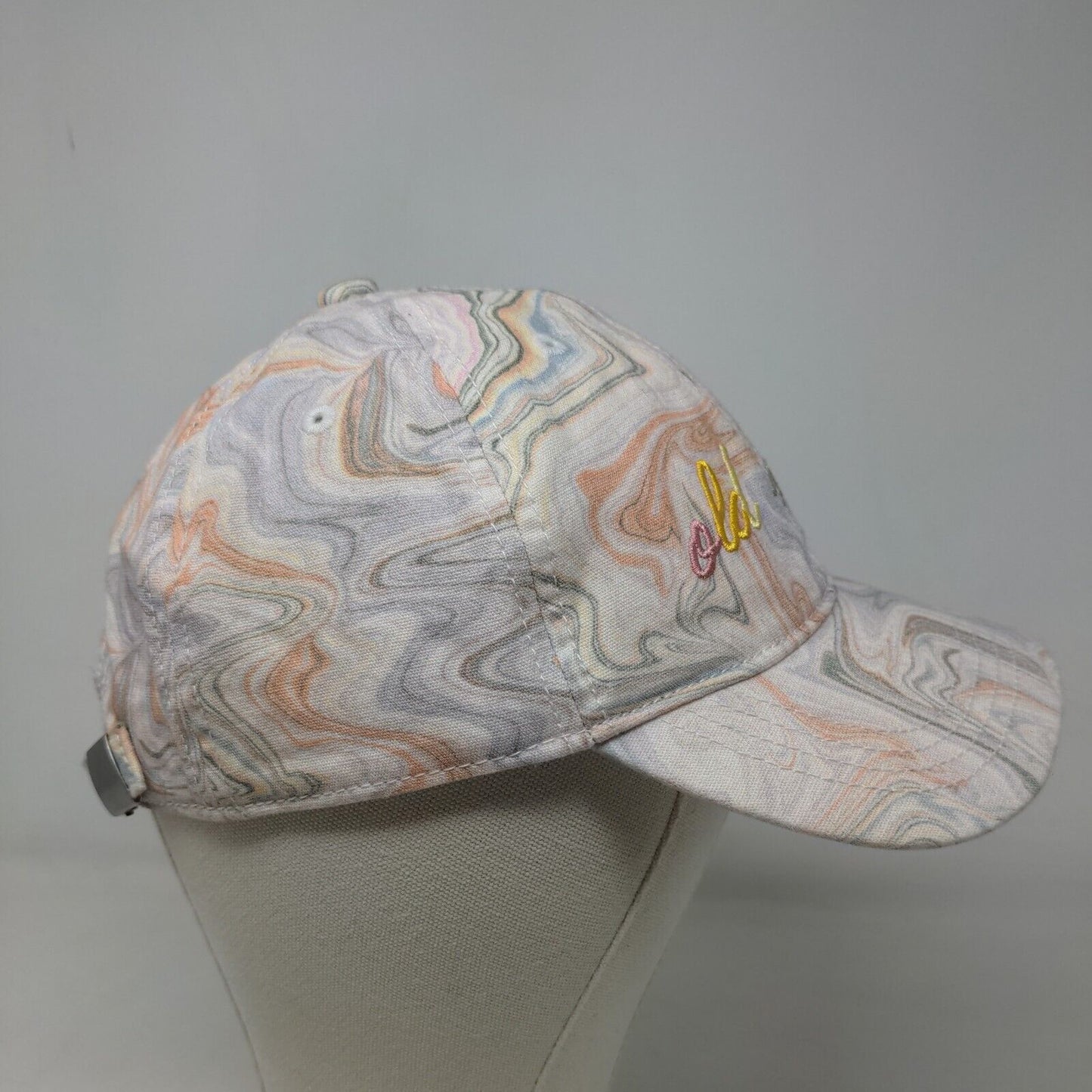 Old Navy Men's Slideback Hat Multicolor Size OS Embroidered Logo Colorful