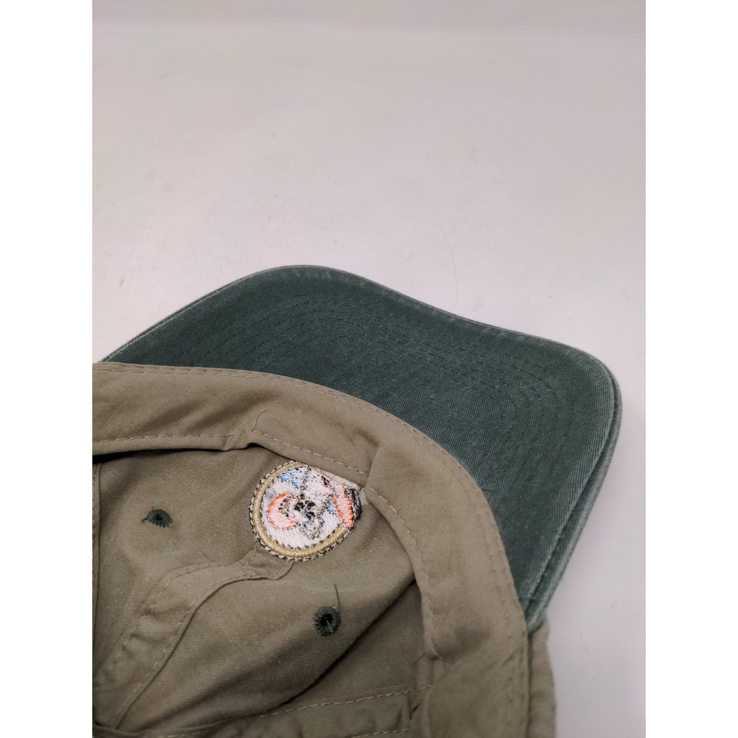 Australian Golf Strapback Hat Brown & Green Embroidered Koala Logo Spell Out