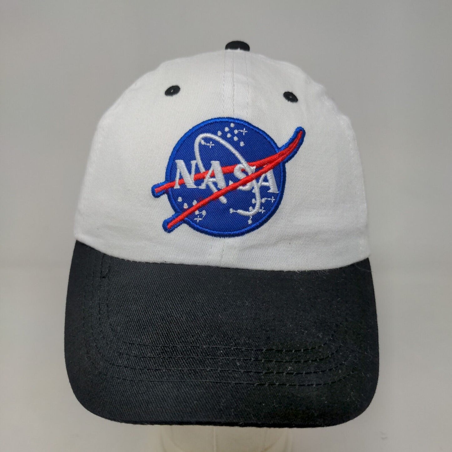 Get Real Gear Boy's Strapback Hat White Size 56 CM Embroidered NASA Logo