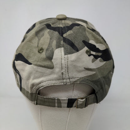 Unbranded Men's Slideback Camouflage Hat Adjustable Embroidered Flag Patriotic