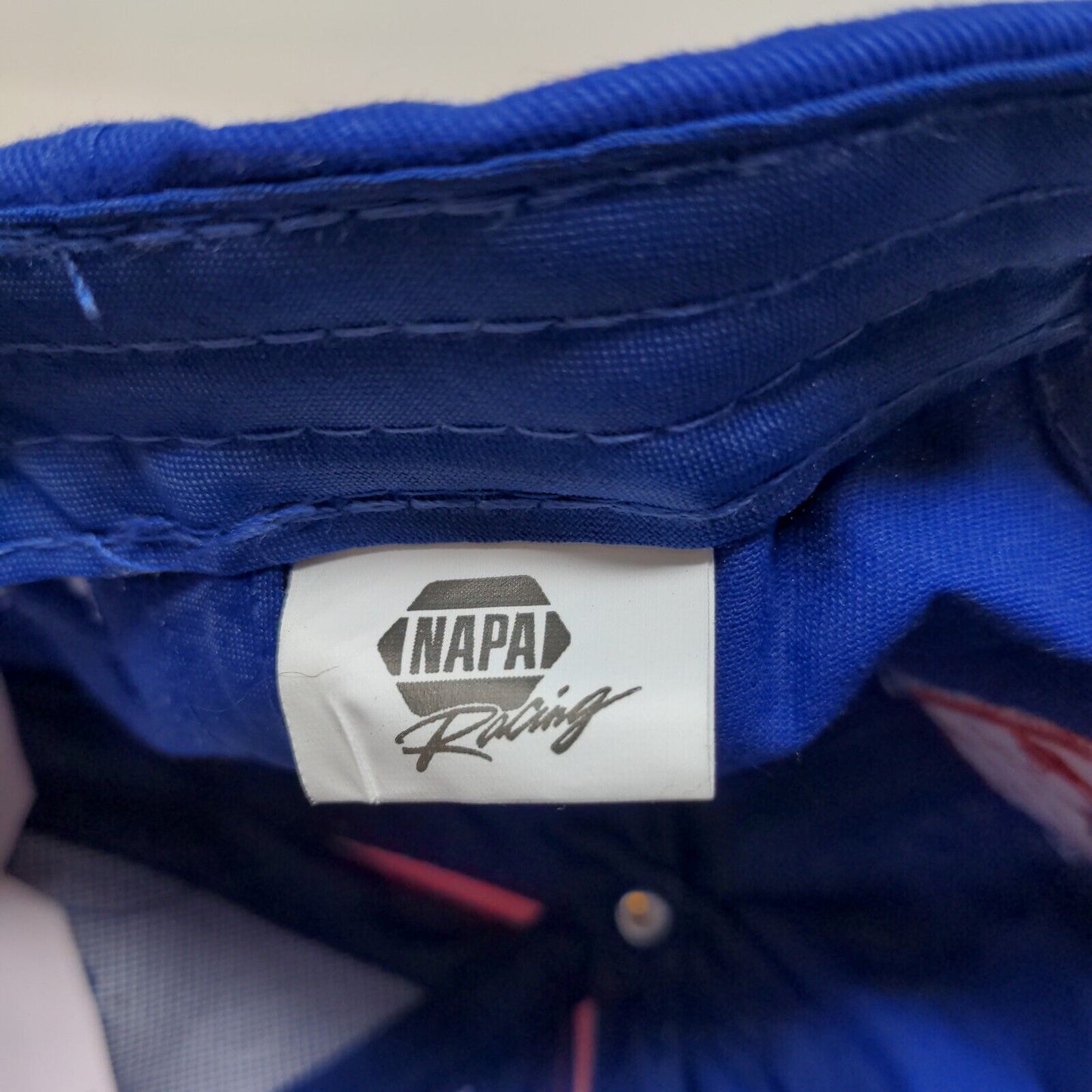 Napa Racing Men's Strapback Hat Blue OSFM Embroidered Logo Fallen Heroes Fund