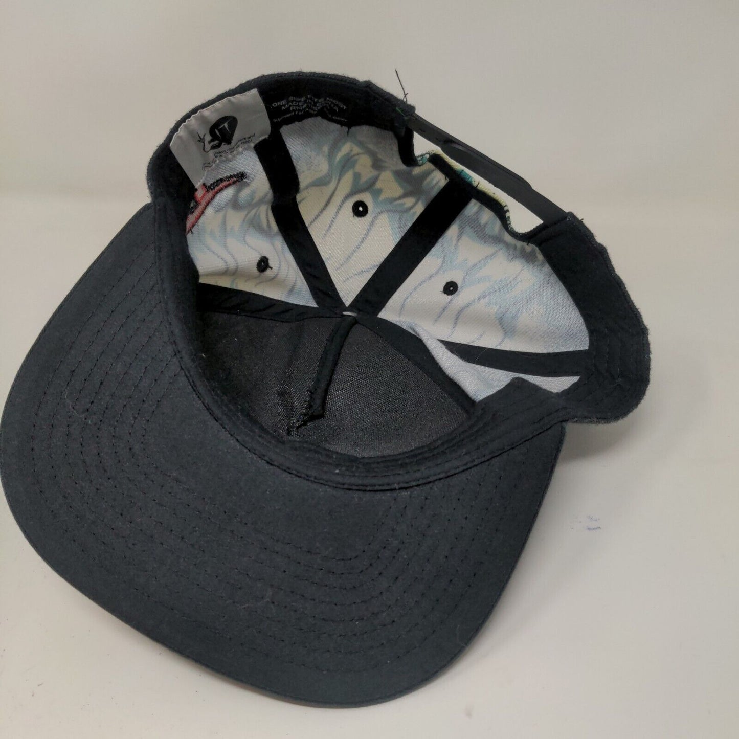 IT Men's Snapback Hat All Over Print Black OSFM Horror Movie Pennywise Official