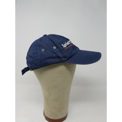 Vintage 1999 Sprint PCS Champions Slideback Hat Blue Embroidered Spell Out Blue