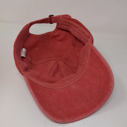 Unbranded Men's Slideback Hat Pink Coral Size OSFM Blank Adjustable