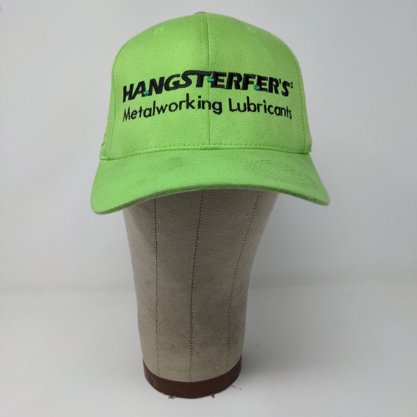 Hangsterfers Metalworking Lubricants Baseball Cap Embroidered Green Flexfit L/XL