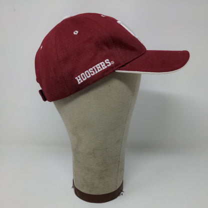 Steve & Barry's IU Indiana Hoosiers Strapback Hat Embroidered Logo Red OSFA