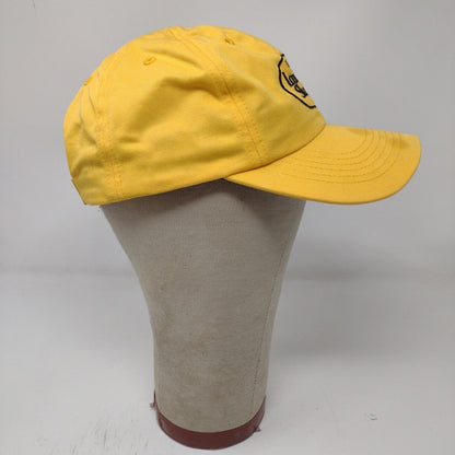 Louisville Slugger 125 Mens Strapback Hat Yellow Adjustable Embroidered Logo