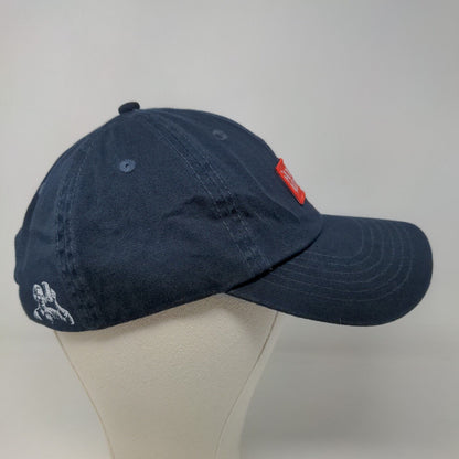 Samuel Adams Men's Slideback Hat Blue Adjustable Embroidered Logo Cotton