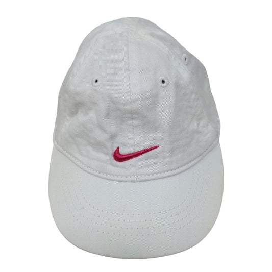 Nike Baby Girl's Strapback Hat White Size Infant Embroidered Swoosh Logo