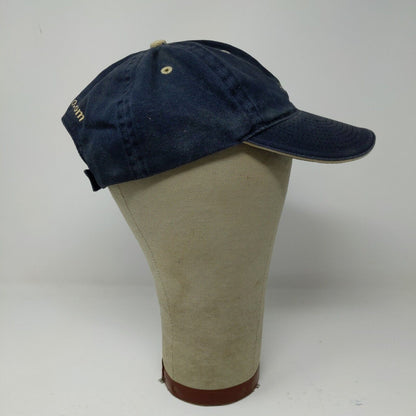 Otto Hitco Strapback Hat Blue Adjusted Embroidered Logo Cotton