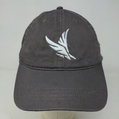 Cap America Men's Slideback Hat Gray Adjustable Embroidered Boston Eagle Logo