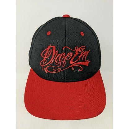 Dropem Gearhead The Classics Hat Cap Red Embroidered Snapback Adjustable