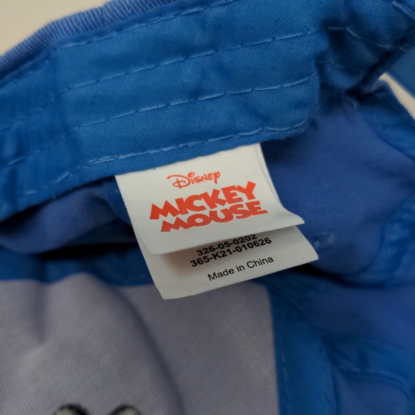 Disney Mickey Mouse Boy's Snapback Hat Blue Size OSFM Embroidered Mickey Mouse