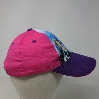 Disney Girls Frozen Snapback Hat Multicolor Size OS Graphic Logo Elsa Anna Olaf