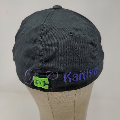 Flexfit Men's DC Shoes Fitted Hat Cap Black Size S-M Embroidered Logo