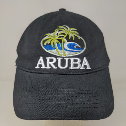 Joann Souveniers Men's Slideback Hat Black Size OS Embroidered Aruba Logo