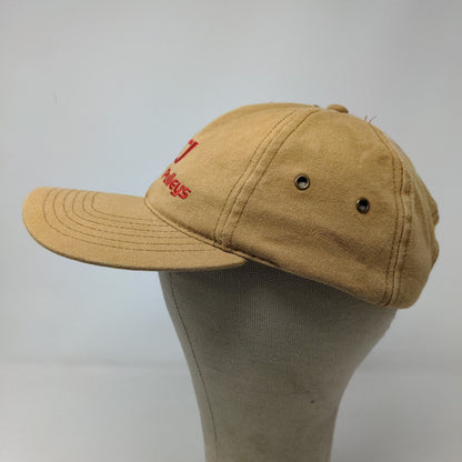 CCI Conveyor Pulleys Men's Slideback Hat Tan Embroidered Logo