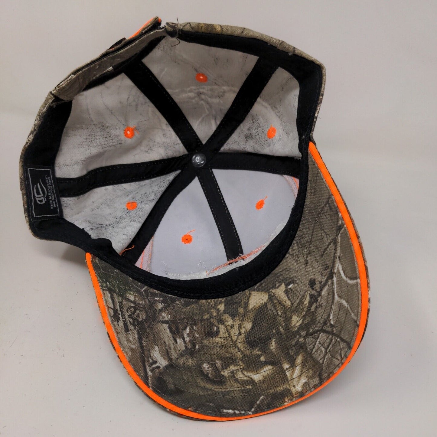 OC Sports Men's Realtree Camouflage Strapback Hat Grey Brown OSFM Chentronics