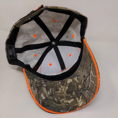 OC Sports Men's Realtree Camouflage Strapback Hat Grey Brown OSFM Chentronics