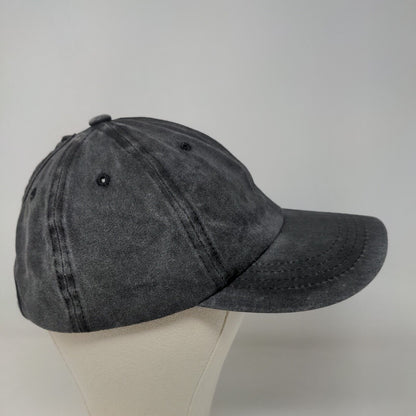 Unbranded Women's Slideback Hat Gray Adjustable 100% Cotton Ponytail Hole