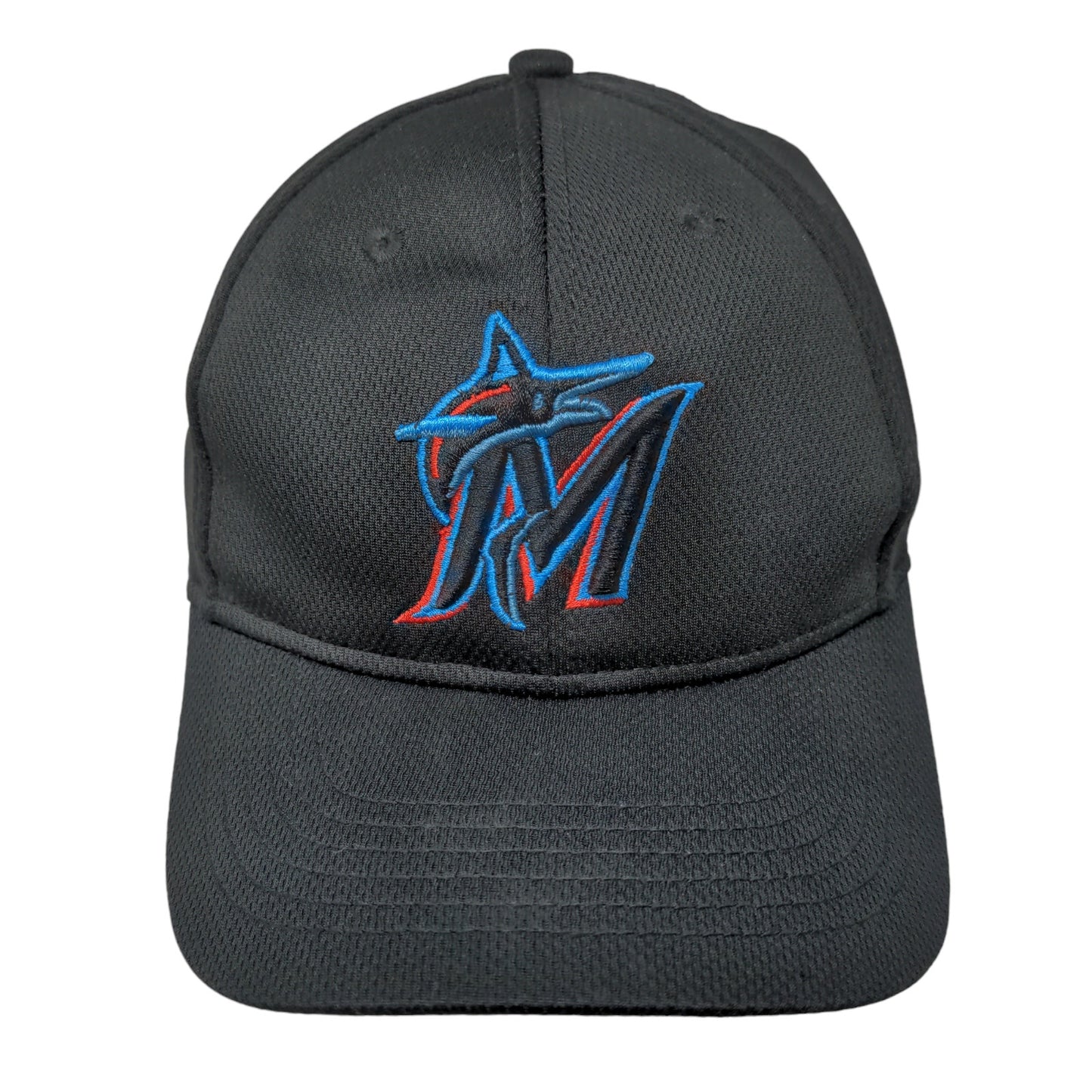 OC Sports Boy's Strapback Hat Black Youth Miami Marlins MLB Baseball