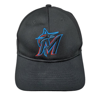 OC Sports Boy's Strapback Hat Black Youth Miami Marlins MLB Baseball