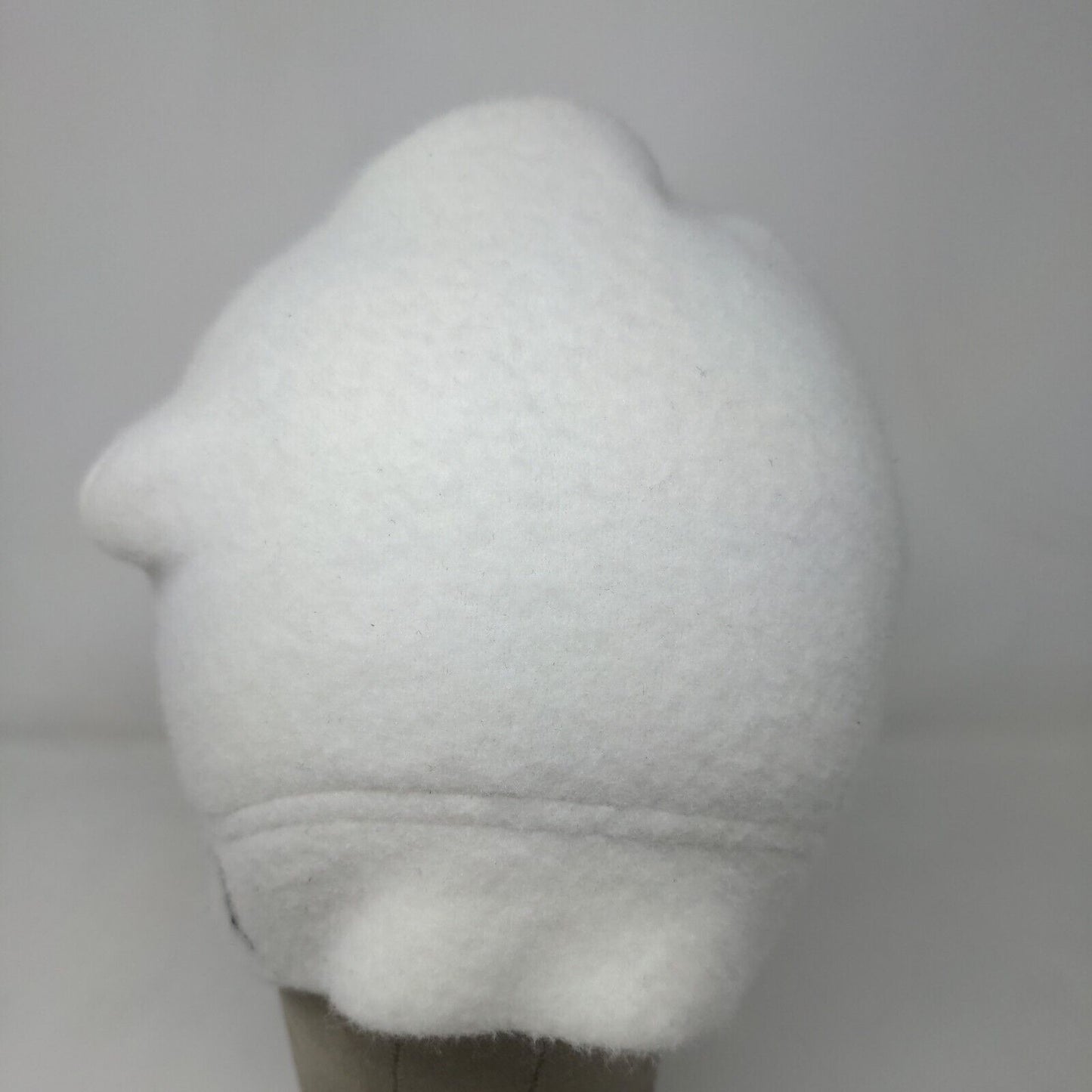 Unbranded Men's Knit Beanie Hat White Acrylic Vintage Made USA Turtle Logo