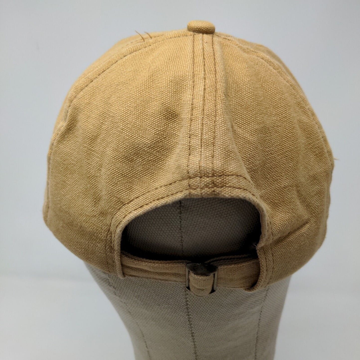 CCI Conveyor Pulleys Men's Slideback Hat Tan Embroidered Logo