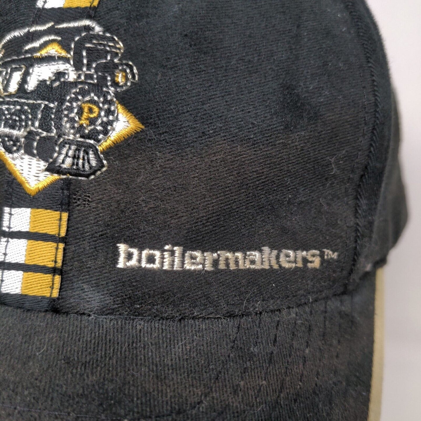 Logo Athletic Mens Purdue Boilermakers Slideback Hat Black OSFA Embroidered Logo