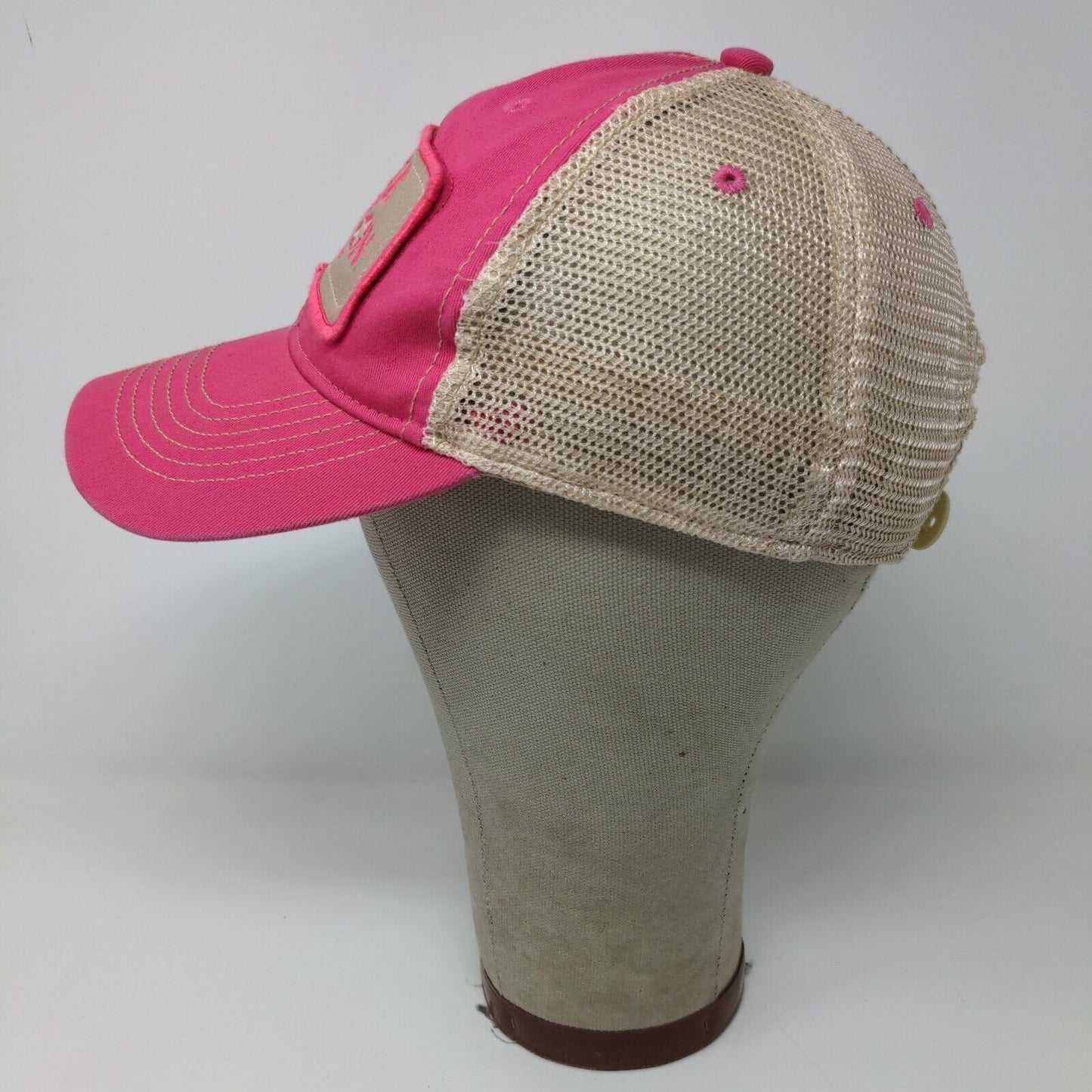 Blake Shelton Womens Snapback Mesh Back Hat Pink Adjustable Embroidered Logo