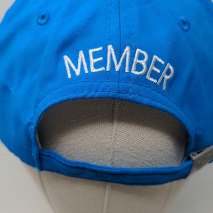 Disney Men's Vacation Club Member Slideback Hat Blue Embroidered Logo