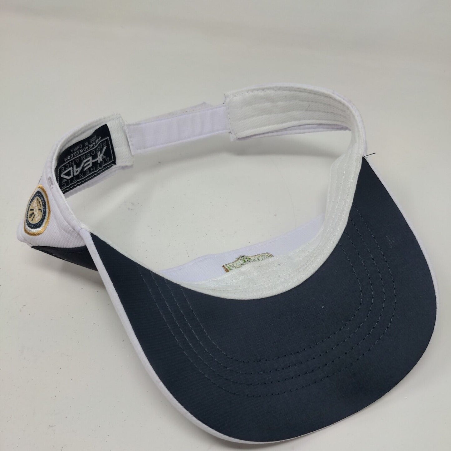 PGA Men's 75th Senior Championship Blue White Strapback Visor Hat Embroidered