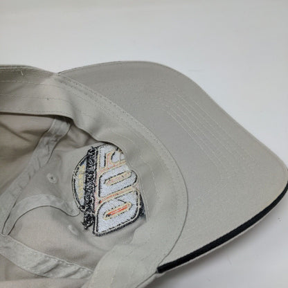 Reebok Mens 2008 Indianapolis Indy 500 Race Slideback Hat Begie Gray OSFA Logo