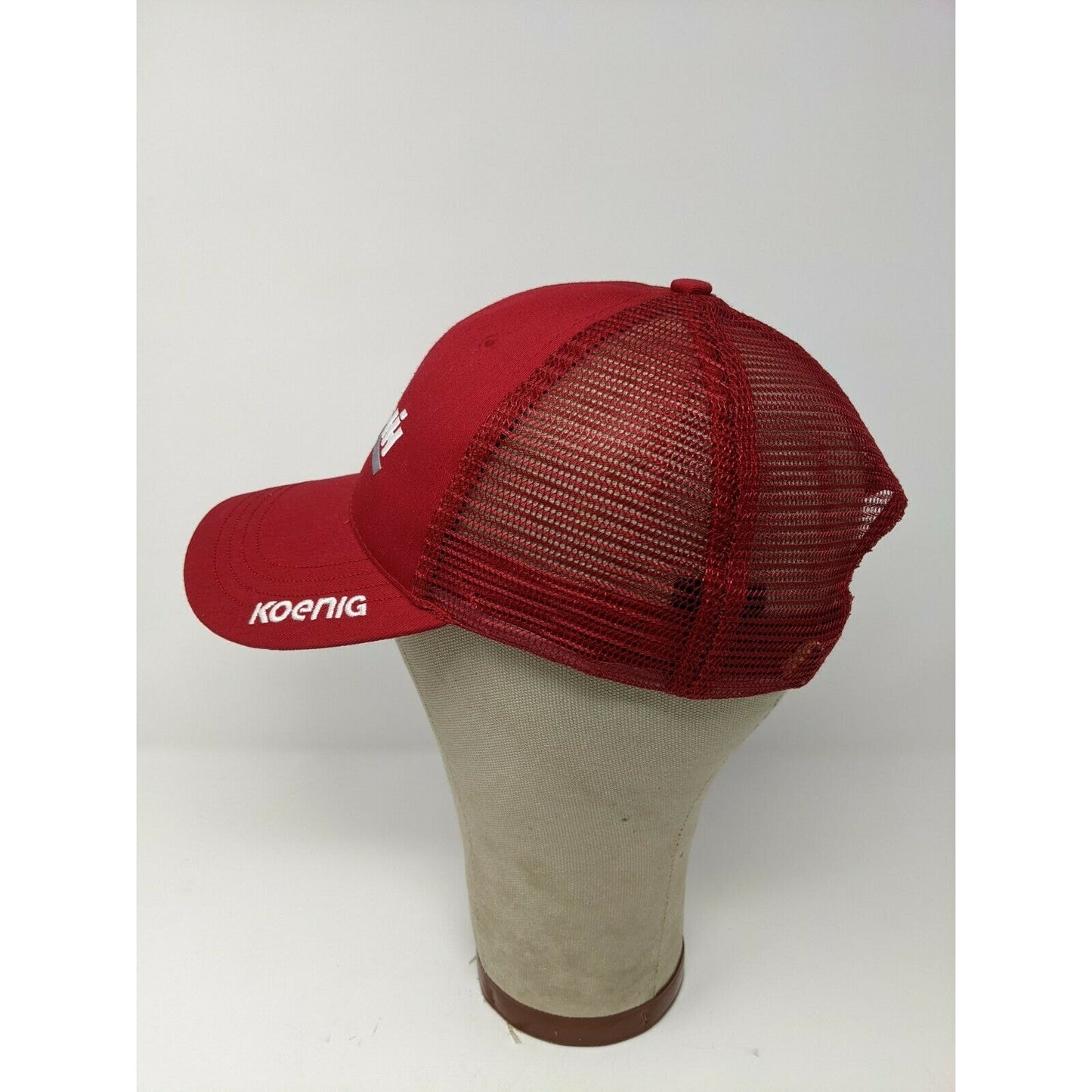 Case International Harvester IH Koenig Baseball Hat Cap Snapback Meshback Red