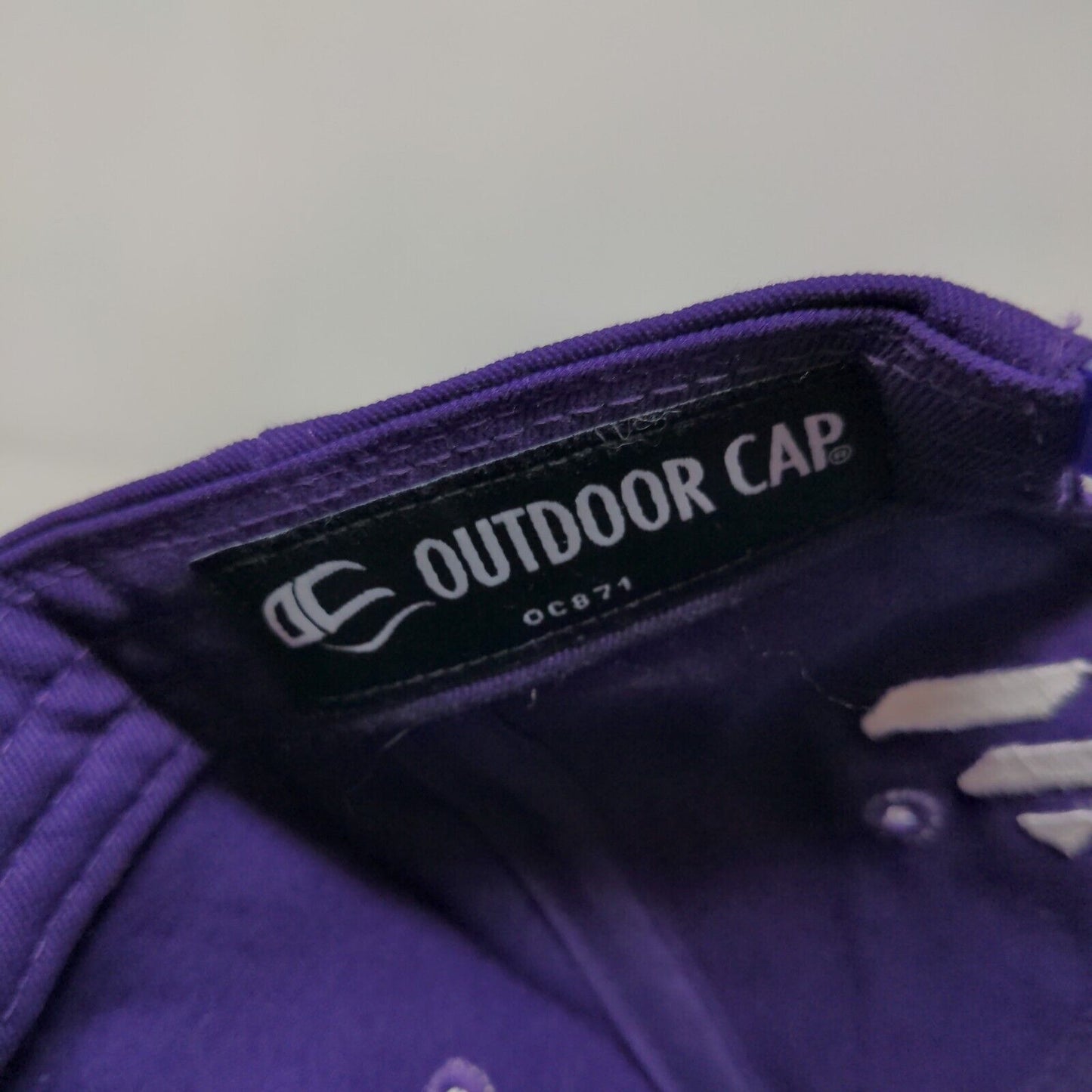 Outdoor Cap Men's Snapback Hat Purple Size Adult Embroidered Weka Logo