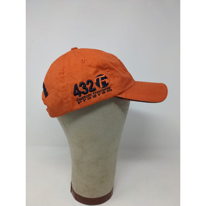 RARE CUSTOM SAMPLE Fersten Worldwide Slideback Hat Embroidered Logo Orange