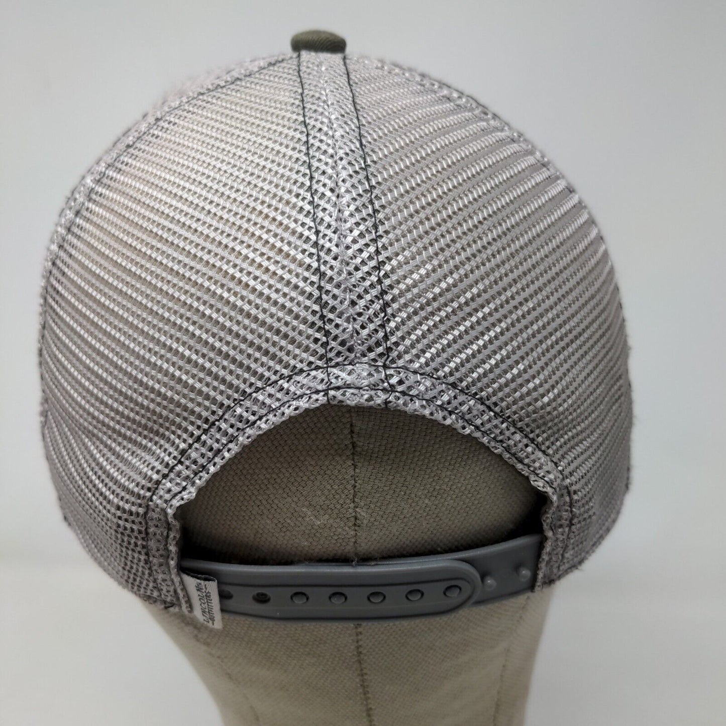Lincoln Outfitters Men's Snapback Mesh Back Hat Green Embroidered Logo