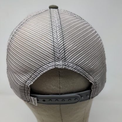 Lincoln Outfitters Men's Snapback Mesh Back Hat Green Embroidered Logo