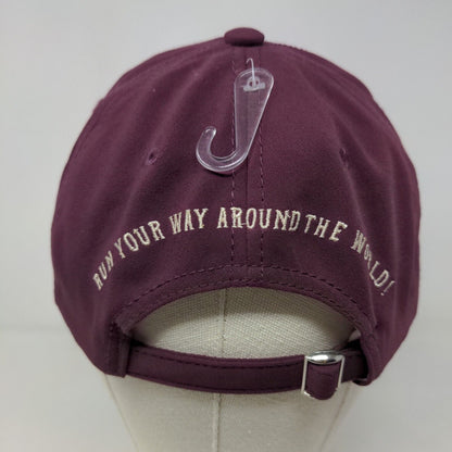 Disney Parks Men's Slideback Hat Multicolor Wine & Dine 2019 Distressed