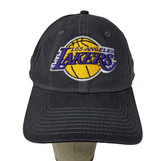 NBA Los Angeles Lakers New Era 9TWENTY Slideback Adjustable Hat Cap Embroidered